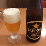 ダイニングキノシタ - 瓶ビールは黒ラベル