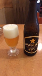 ダイニングキノシタ - 瓶ビールは黒ラベル