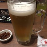 名古屋名物 みそかつ 矢場とん イオンモールナゴヤドーム前店 - 生ビール