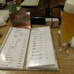 上野黒門 鳥恵 - 生ビール