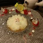 Calme Elan 神楽坂 - メインの皿盛デセール。