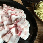 豚しゃぶ専門店 我那覇豚肉店 - やんばる島豚あぐー バラ