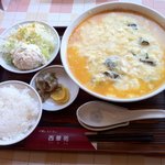 Saikaen - スーラータンメン（酸辣湯麺）＋ごはんセット