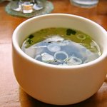 レストラン木木 - 木木セット「わかめスープ」