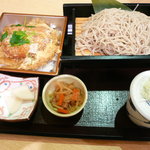 米のはな - かつ丼＆そばセット