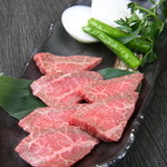 Wagyu beef thigh grilled with herb salt