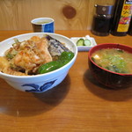 すぎ本 - お定食　桜えびかき揚げ丼