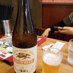 王記厨房 松戸店 - ビンビール（一番搾り）