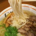 中華そば 塩 <麺の状態>(2016.5/中旬)