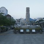 中華そば めん処 十五番 - 中華そば めん処 十五番のすぐ近くのＪＲ笠岡駅にて「時計台」(2016.5/中旬)