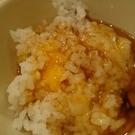 中華そば ムタヒロ - ゲゲゲ限定:ムタヒロブラック♪(ゴハン生卵付)