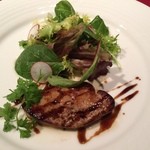 新宿三井クラブ - フォアグラのポワレ
      バルサミコソース