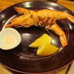 さとう - 有頭海老の塩焼き