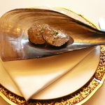 レストラン クレッセント - たいら貝と秋トリュフのマリアージュ