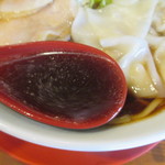 麺匠 中うえ  - らーめん　７００円　ＢＬＡＣＫ　2016/5