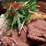 瞠 - 比内地鶏のあぶらそば（限定メニュー）