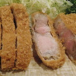 ロースカツ断面