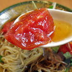 蕎麦 つづら - とまとの煮浸し！