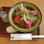 蕎麦 つづら - とまとの冷かけそば