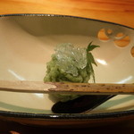 祇園 なん波 - きんとん　ジュレのせ