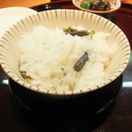 祇園 なん波 - わらびと新生姜のご飯