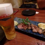 個室居酒屋 とりたん - ビールと厚切り牛タン