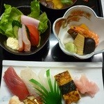栄寿司 - 寿司定食1210円