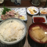 はま多” - 鯵たたき定食