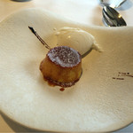 La Brianza - デザート【有機カボチャのプリン】出来たてアイスはサービスで付けて頂きました♪