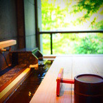 懐石茶や 水音 - 露天風呂