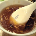 龍門新館 - スープは醤油ベースでした