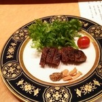 酒肴菜飯 志乃 愛敬店 - 熟成佐賀牛肩ロースのステーキ