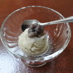 大喜庵 - 2016.05　デザート、小倉シャーベット