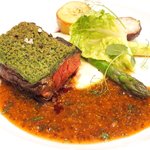 ランチコース 2700円 の牛ハラミのステーキランチコース 2700円 の牛ハラミのステーキ