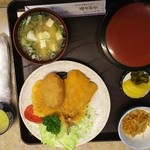 藤屋食堂 - ミックスフライ定食