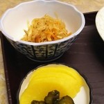 藤屋食堂 - 香の物&切り干し大根煮