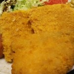 藤屋食堂 - アジフライ&ハムカツ２枚