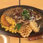 ダブズグリル 竹ノ塚店 - 和風きのこハンバーグ