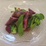 ビストロ ダイア - 宮崎県産仙台黒毛和牛　Ａ５等級ランプ肉のロースト　ポルト酒ソース H28.5月再訪