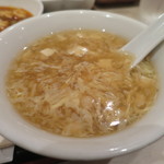湘南菊華大飯店 - かき玉スープアップ