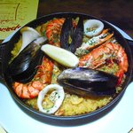 Spain Bar VITA - ワタリガニと色々魚介のパエリア