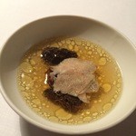 Restaurant Satoshi.F - 春と夏のキノコのコンソメスープ