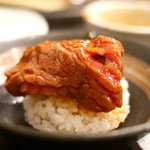 SATOブリアン - 溶き卵ですき焼き風 