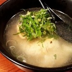 会津 田舎家 - お茶漬け 鮭(2016.05)