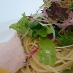 Ruelle caferest Furukawa - 仙高ポークのローストポークの冷製サラダパスタ