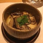 鮓 きずな - 岡山県のしいたけと太刀魚の茶碗蒸し