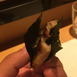 鮓 きずな - 宮城の一番海苔と明石の焼き穴子