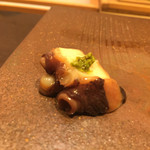 鮓 きずな - 明石蛸の柔か煮 和がらしで