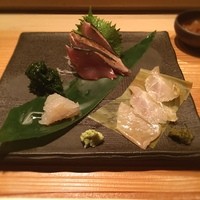 XEX ATAGO GREEN HILLS / tempura & sushi An - 鰹、白魚、太刀魚