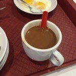 Ya Kun Kaya Toast - セットのコーヒー。甘〜い！